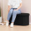 Bonlife Folding Ottoman Storage Bench,Boucle 5