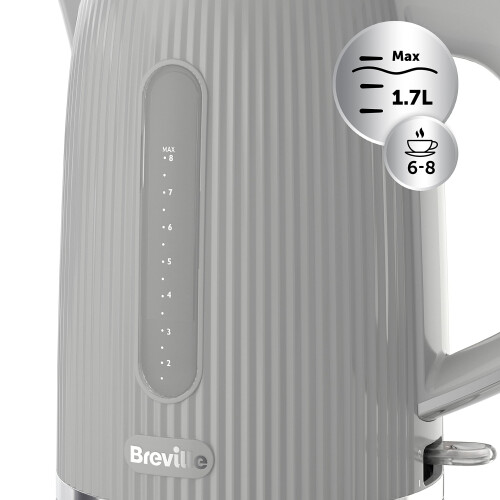 Breville Breville Bold Ice Grey Electric Kettle | 1.7L | 2