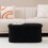 Bonlife Folding Ottoman Storage Bench,Boucle 6