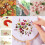 Embroidery Threads 25 Skeins Per Pack, AUERVO Embroidery Floss, Cross Stitch Threads 6