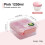 Double Layer Leak-proof Bento Box Microwave Freezer Safe 4