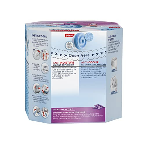 Unibond AERO 360 Moisture Absorber Lavender Garden 2