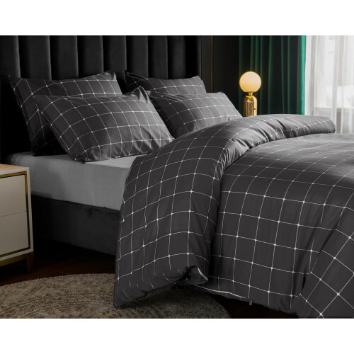 Lazzaro Double Duvet Set - Premium Microfiber 1