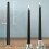 Taper Dinner Candles, 50 Pack Black Non-Drip 3