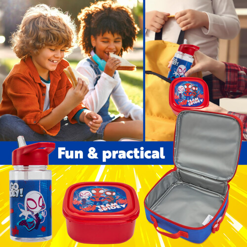 Get Trend Marvel Spidey Lunch Bag Set for Kids 3 1