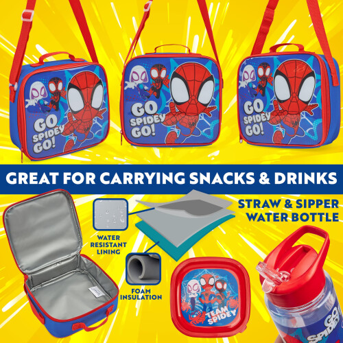 Get Trend Marvel Spidey Lunch Bag Set for Kids 3 2