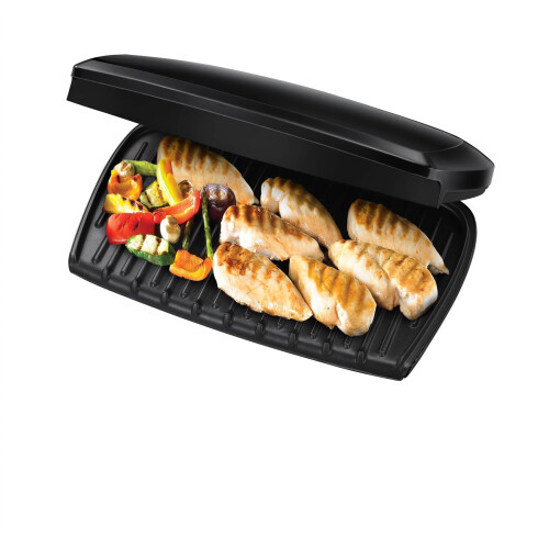George Foreman George Foreman Large Electric Grill [Non stick - Healthy - Griddle 2