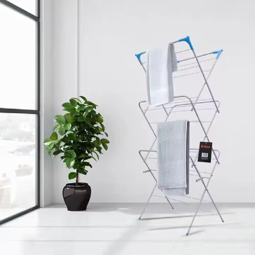 H-LINE 3 Tier Clothes Airer Laundry Drying Horse 1