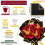 LARDUX 24 Pcs Glitter Roses Bouquet, Day 3