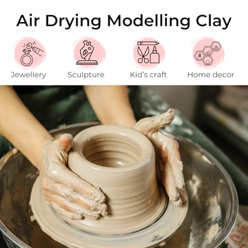 Double Dragon Double Dragon Air Drying Modelling Clay, 12.5kg, 1