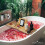 Temple Spring Foldable Bath Tray, Unique Design 3