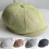 Men's Vintage Beret Hat Elastic Breathable Summer Cap 2