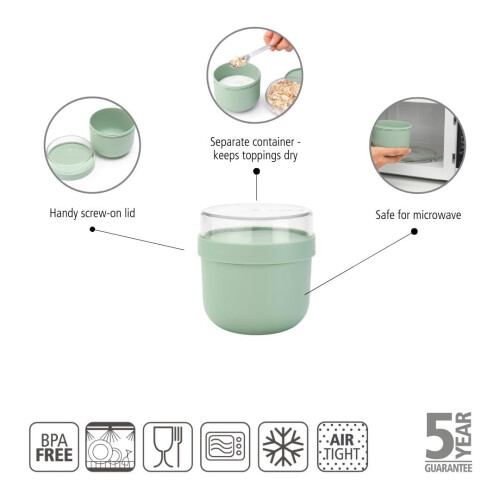 Brabantia Brabantia - Make & Take Breakfast Bowl 0.5L - 1