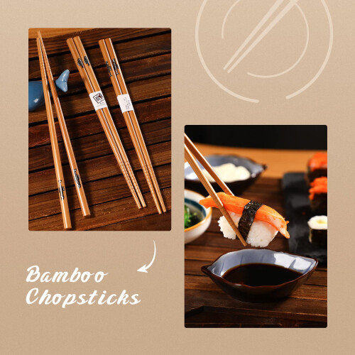 MUDEELA Bamboo Sushi Rolling Mat, Sushi Making 2