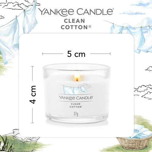 Yankee Candle Yankee Candle Scented Candles Set, Clean Cotton 2