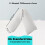 Buzzbuy V shaped pillowcase cover 100 Polycotton Back  Neck Support Orthopa 4