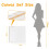 Koncci 3-Pack Canvas for Painting, 40x60cm Blank 2