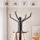 Songmics SONGMICS Coat Rack Stand, Coat Tree, Metal Hall 5