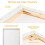 Koncci 3-Pack Canvas for Painting, 40x60cm Blank 4