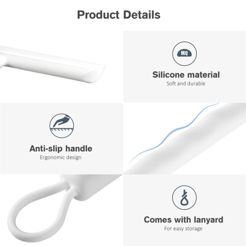 Vinabo Shower Squeegee for Shower Doors,Silicone 2