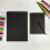 2Pack A5 Black Sketch Pad Sketch Books Spiral 5