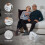 CUQOO Powerful 2KW Fan Heater with 2 Heat 5
