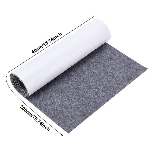 BENECREAT 15.7x78.7 Inch (40cmx2m) Gray 1