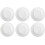 6-Piece White Dinner Plate Set, 10.5 inches 3