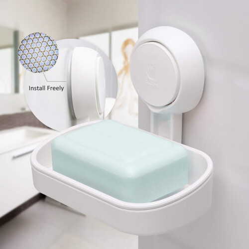 LEVERLOC Soap Dish for Shower, Max Hold 3 KG 1