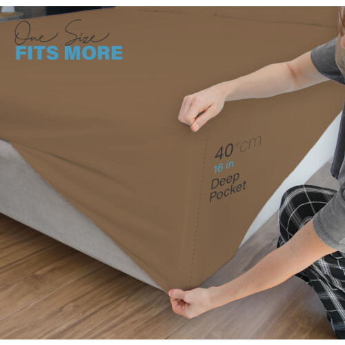 ACRALI HOME Microfiber Super King Fitted Sheet 2