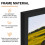 4Pack A4 Frame, Wooden A4 Picture Frames, with A5 Mount Photo Frames 5