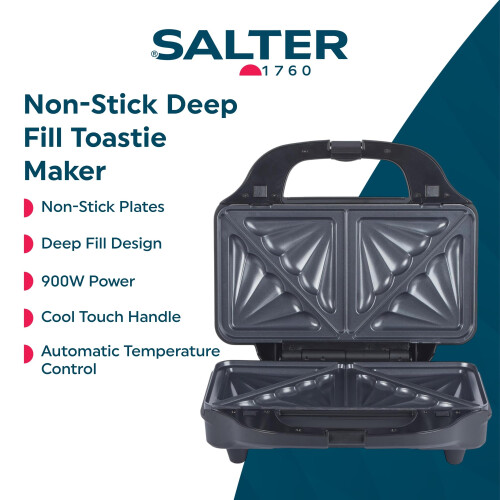 Salter Salter Sandwich Toaster – Non-Stick, Deep Fill 1