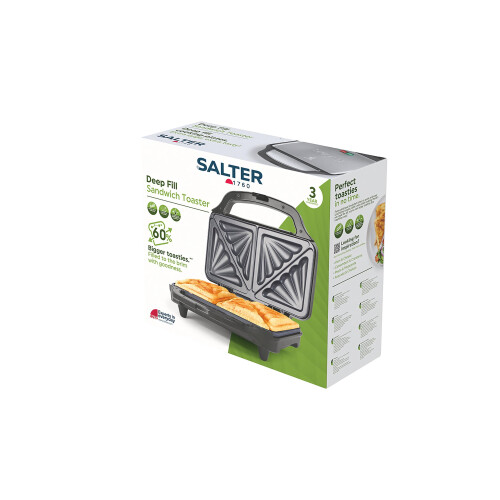 Salter Salter Sandwich Toaster - Non Stick Removable Plates 2