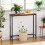HOOBRO Console Table Slim Console Table for Hallway Metal Frame Compac 3