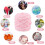 Knitting Wool Yarn 4 x 100g Multi-Colored Soft 7