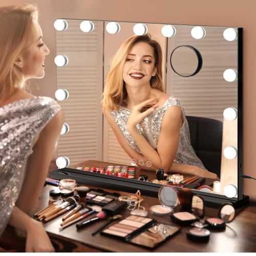 Dripex Dripex Hollywood Vanity Mirror with Lights, 1