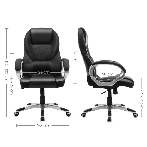Songmics SONGMICS Executive Office Chair with High Back, 2