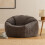 icon Kingston Cord Bean Bag, Charcoal Grey, Large 4