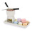BSTKEY Ceramic Mini Chocolate Cheese Fondue Pot 5