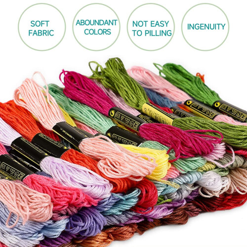 HAUSPROFI Embroidery Threads, 150 Colors Cross 1