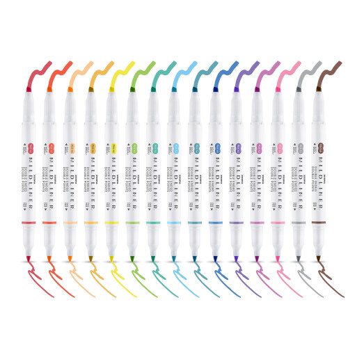 Zebra Mildliner Creative Marker Double Ended Soft 2