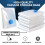 Vacuum Storage Bags for Clothes - 6 Pack 100 X 80cm Extra Large Reusab 6