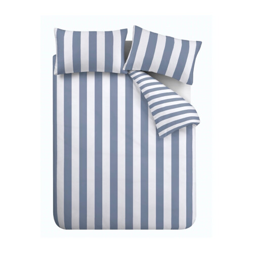 Catherine Lansfield Catherine Lansfield Cove Stripe Reversible Double 1