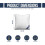 Bedding Cushion Inner Pads (Pack of 2), 40x40 cm 2