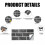 24 Sheets Black Tile Stickers, Peel and Stick 2