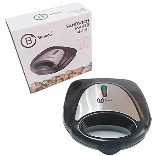 Belaco Sandwich Maker 2 Slice Sandwich Toaster 2