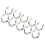10Pcs Spring Terry Clips Open Type Spring Steel Tool Clips Heavy Duty Water Pipe Clamps Hardware 2