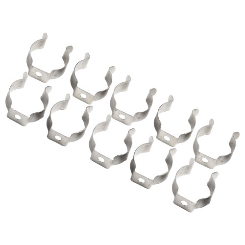 10Pcs Spring Terry Clips Open Type Spring Steel Tool Clips Heavy Duty Water Pipe Clamps Hardware 1