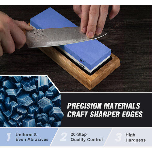 SATC Sharpening Stones for Kitchen Knives 400 2