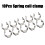 10Pcs Spring Terry Clips Open Type Spring Steel Tool Clips Heavy Duty Water Pipe Clamps Hardware 5
